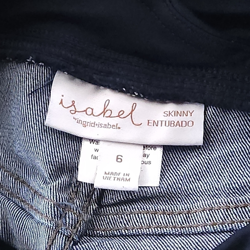 Isabel Maternity Skinny Denim Jeans Size 6 - Picture 6 of 7